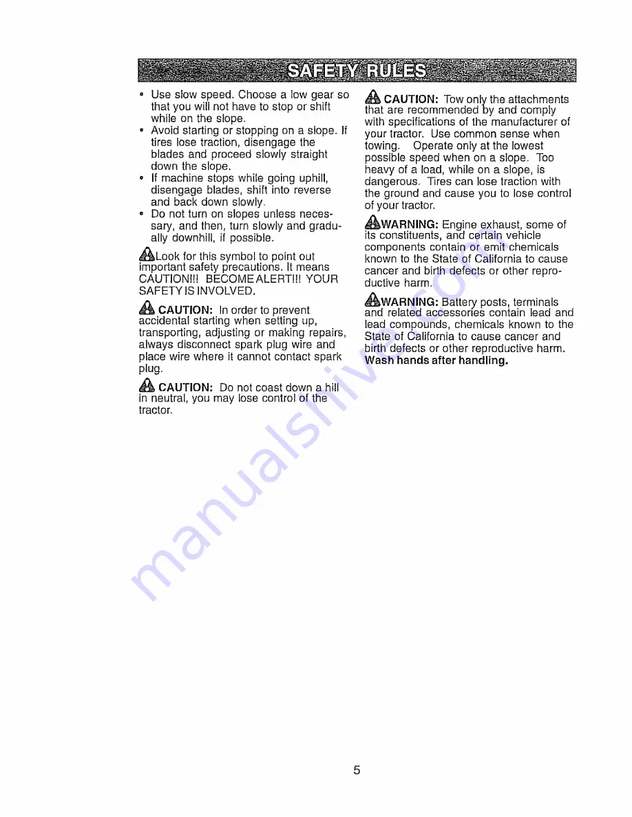 Craftsman 917.271743 Owner'S Manual Download Page 5