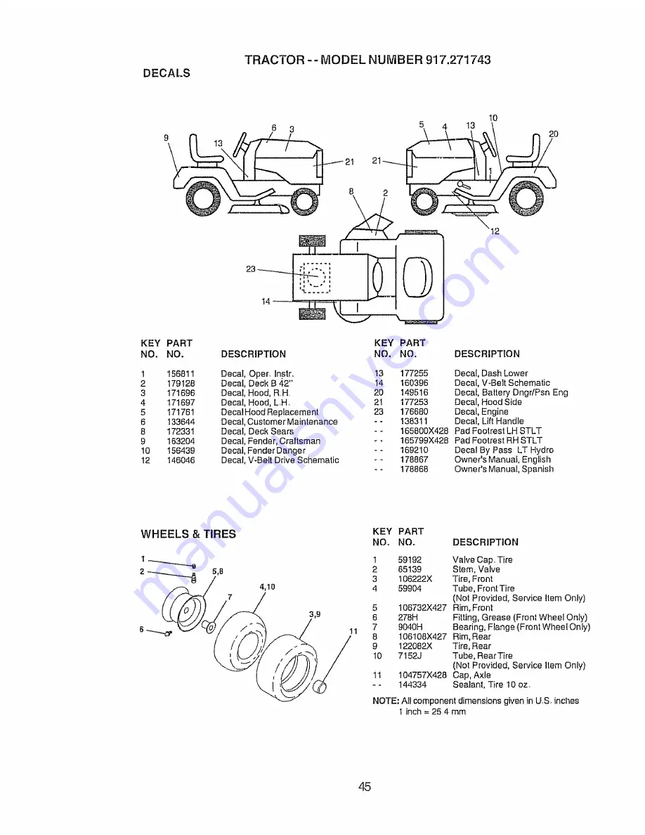 Craftsman 917.271743 Owner'S Manual Download Page 45