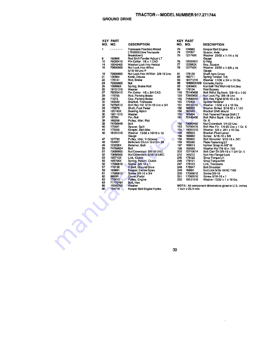 Craftsman 917.271744 Owner'S Manual Download Page 39