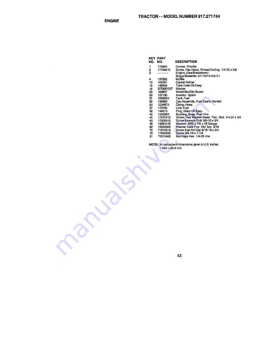 Craftsman 917.271744 Owner'S Manual Download Page 43