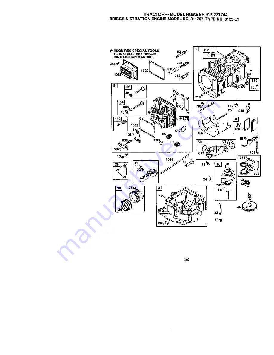 Craftsman 917.271744 Скачать руководство пользователя страница 52