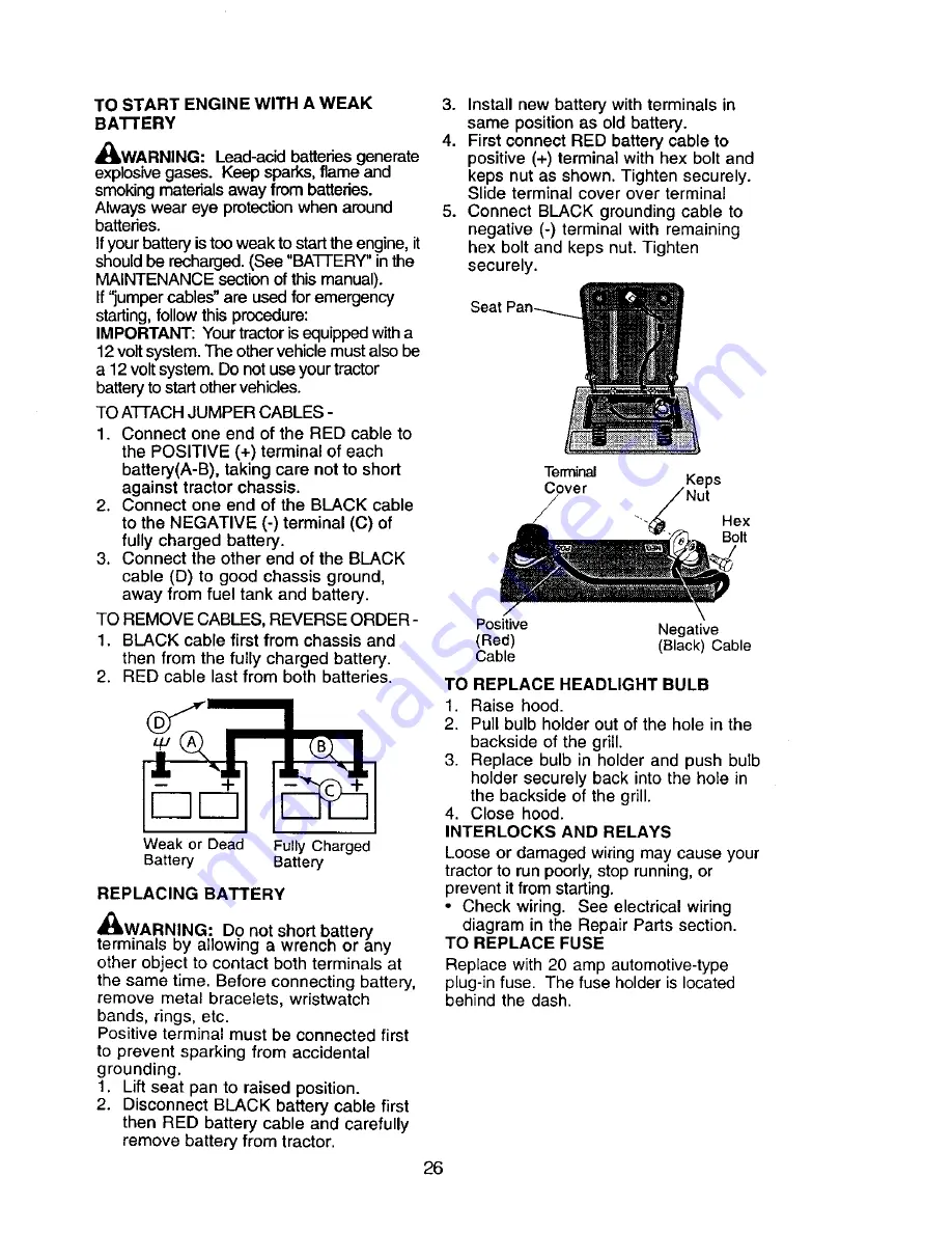 Craftsman 917.271760 Owner'S Manual Download Page 26