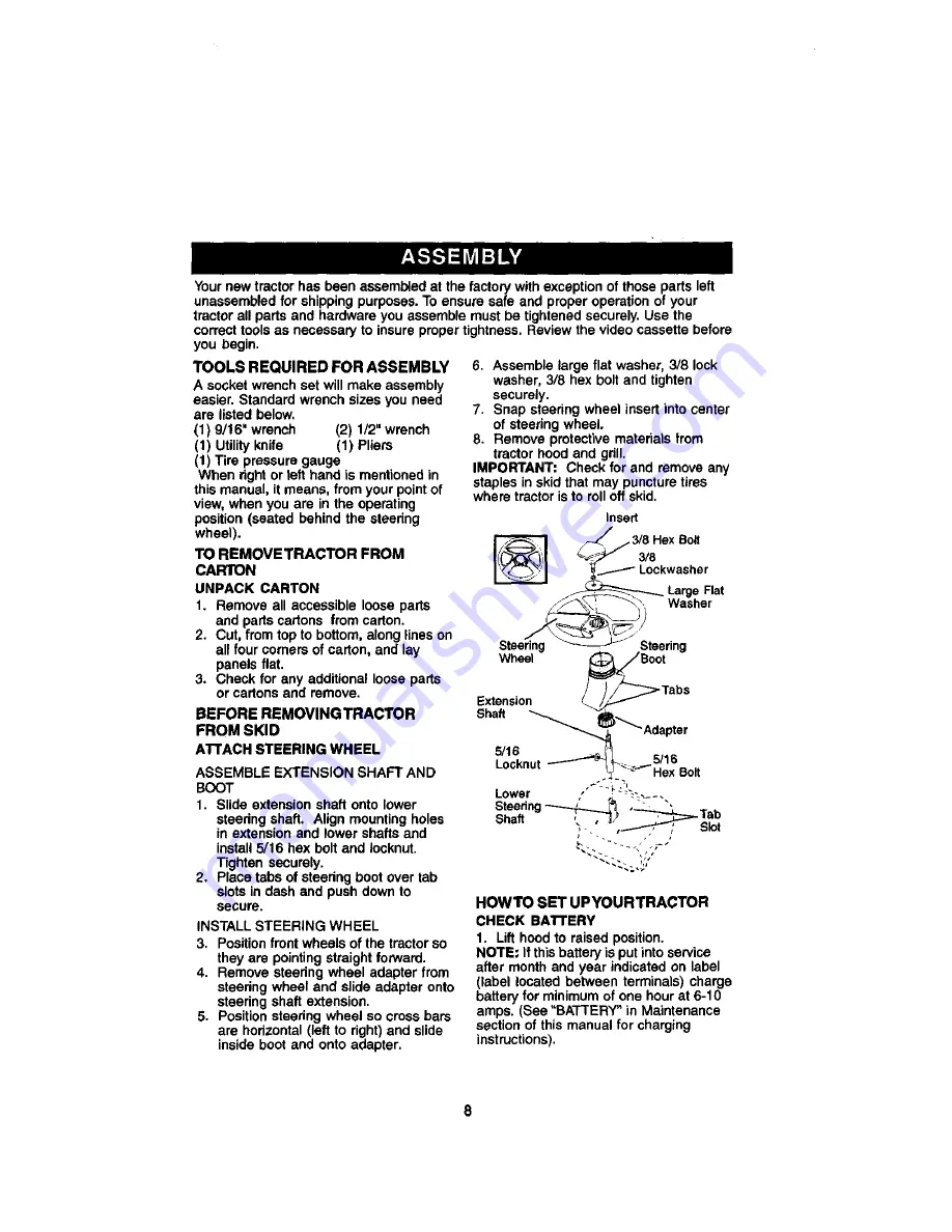 Craftsman 917.271810 Owner'S Manual Download Page 8