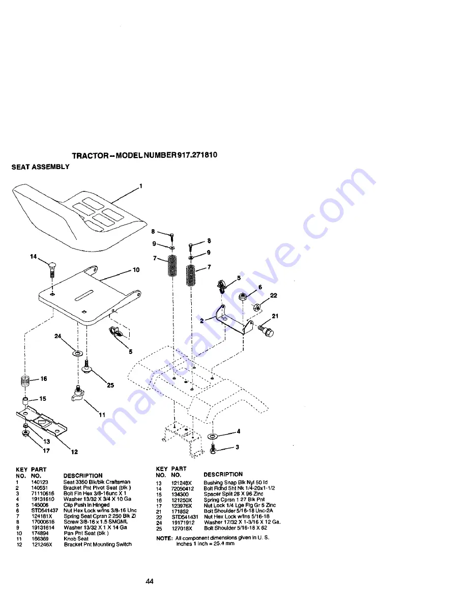 Craftsman 917.271810 Скачать руководство пользователя страница 44