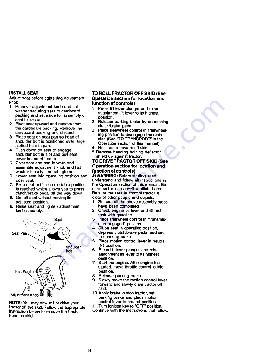 Craftsman 917.27182 Owner'S Manual Download Page 9