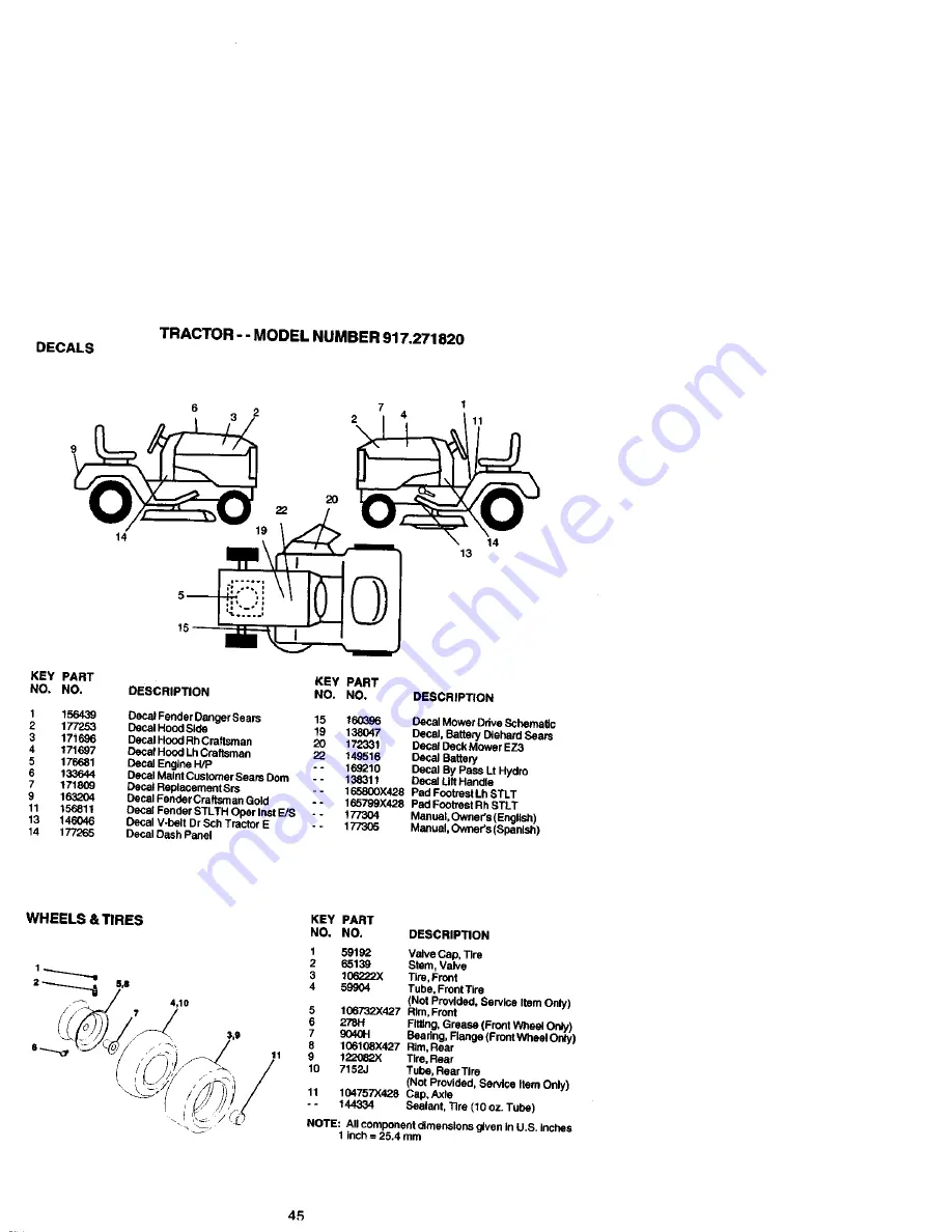 Craftsman 917.27182 Owner'S Manual Download Page 45