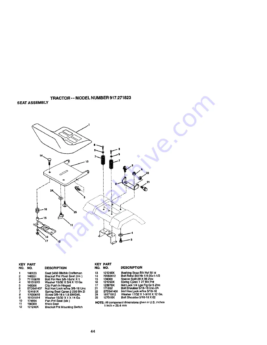 Craftsman 917.271823 Скачать руководство пользователя страница 44