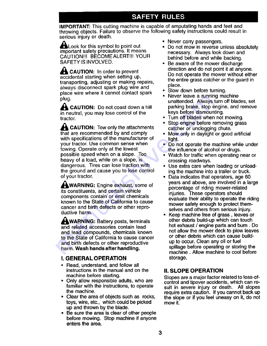 Craftsman 917.271826 Owner'S Manual Download Page 3