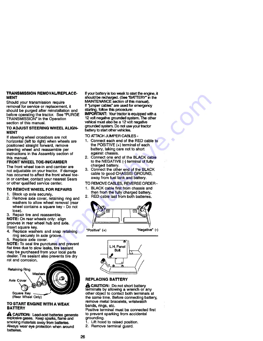 Craftsman 917.27184 Owner'S Manual Download Page 26