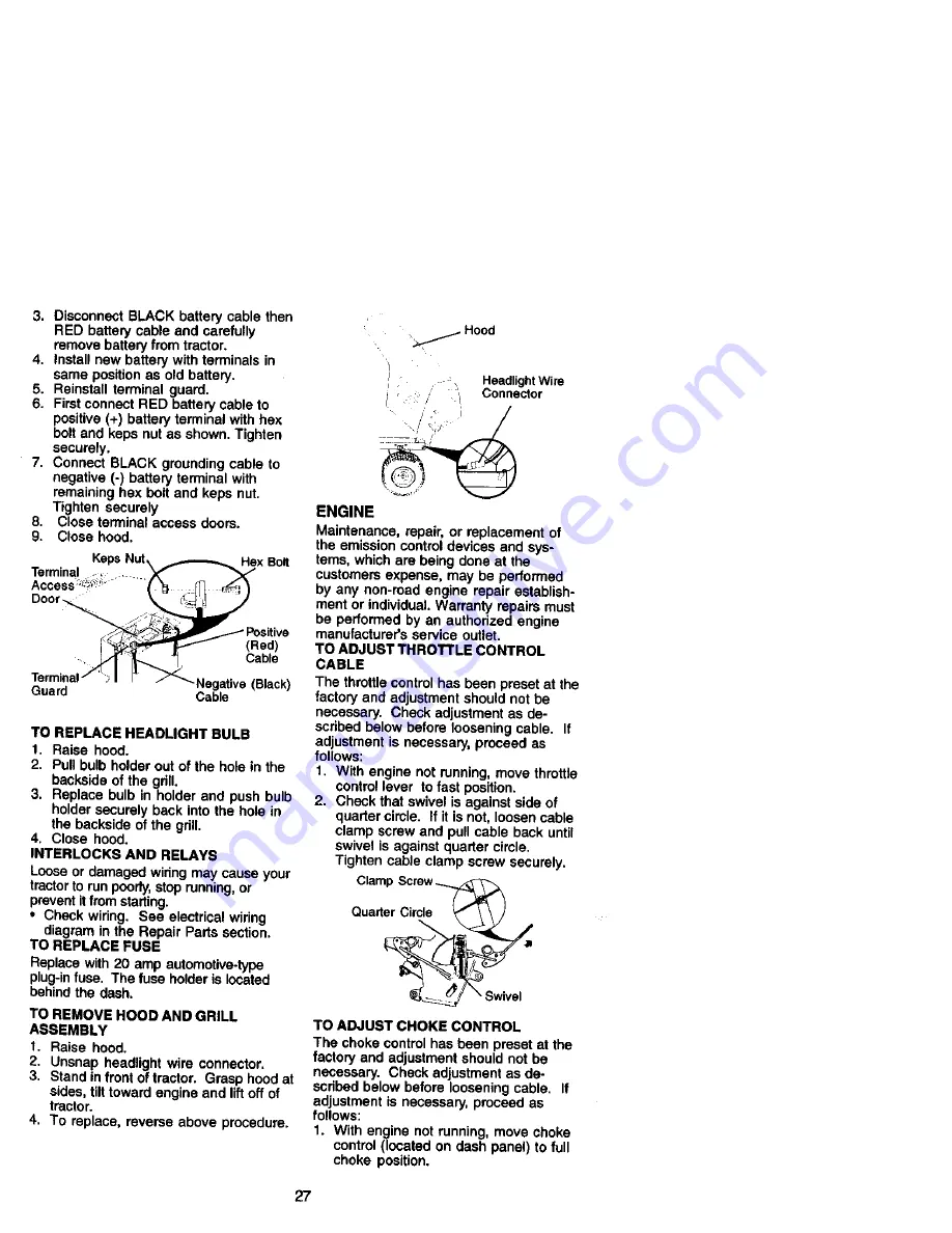 Craftsman 917.27184 Owner'S Manual Download Page 27