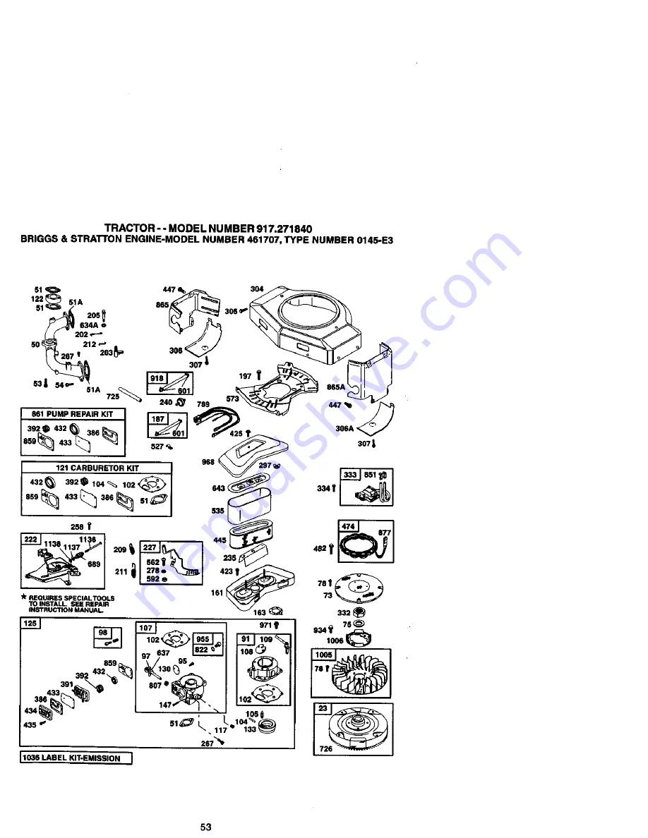 Craftsman 917.27184 Owner'S Manual Download Page 53