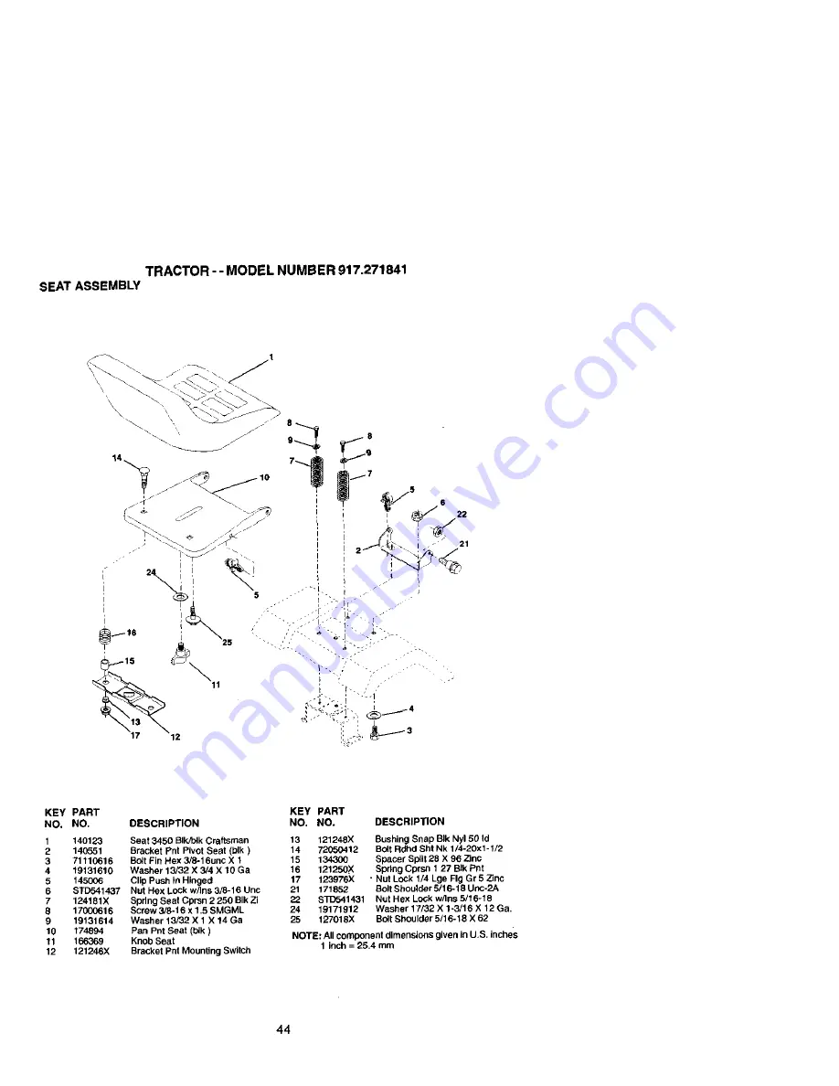 Craftsman 917.271841 Скачать руководство пользователя страница 44