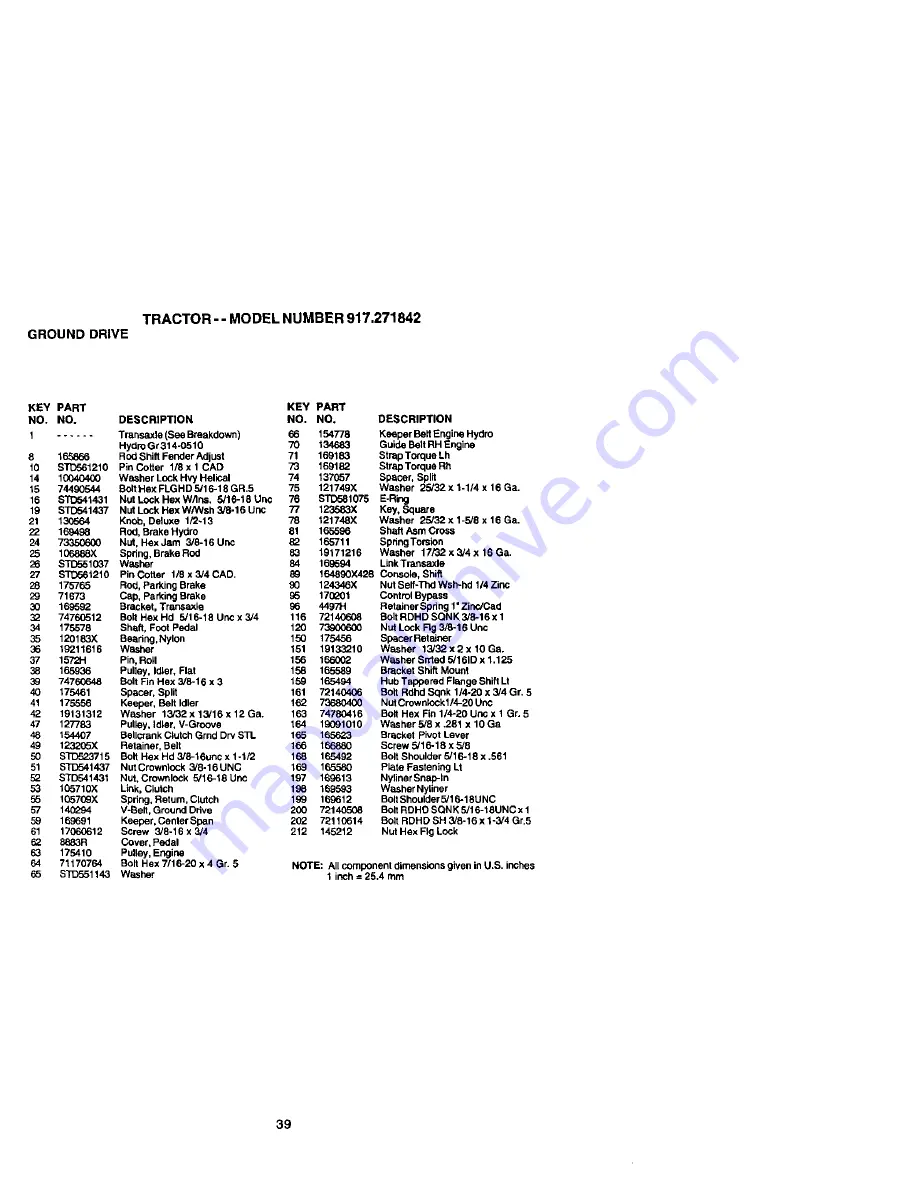 Craftsman 917.271842 Owner'S Manual Download Page 39