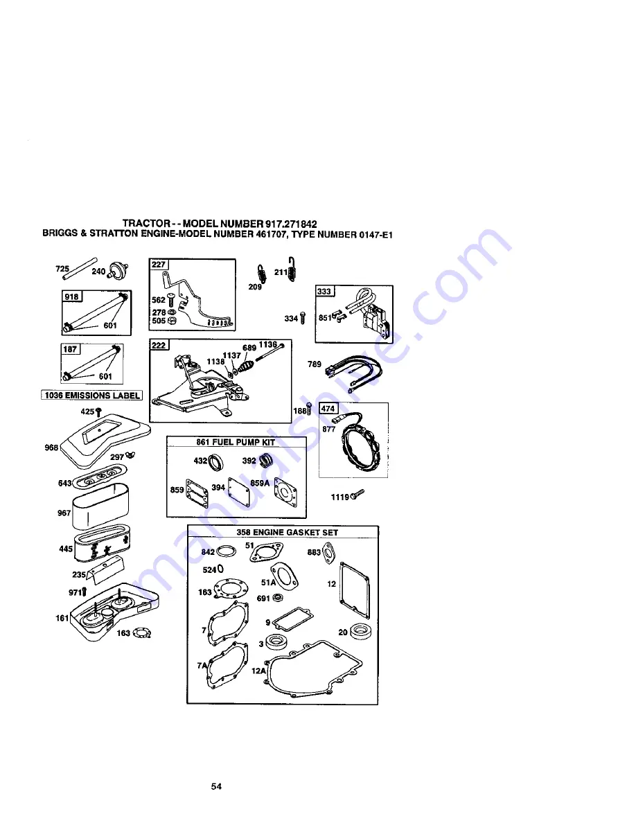 Craftsman 917.271842 Скачать руководство пользователя страница 54