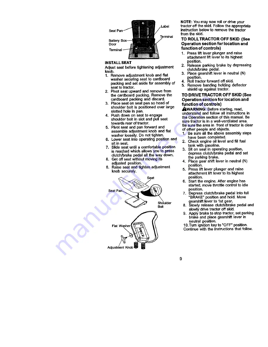 Craftsman 917.272053 Owner'S Manual Download Page 9