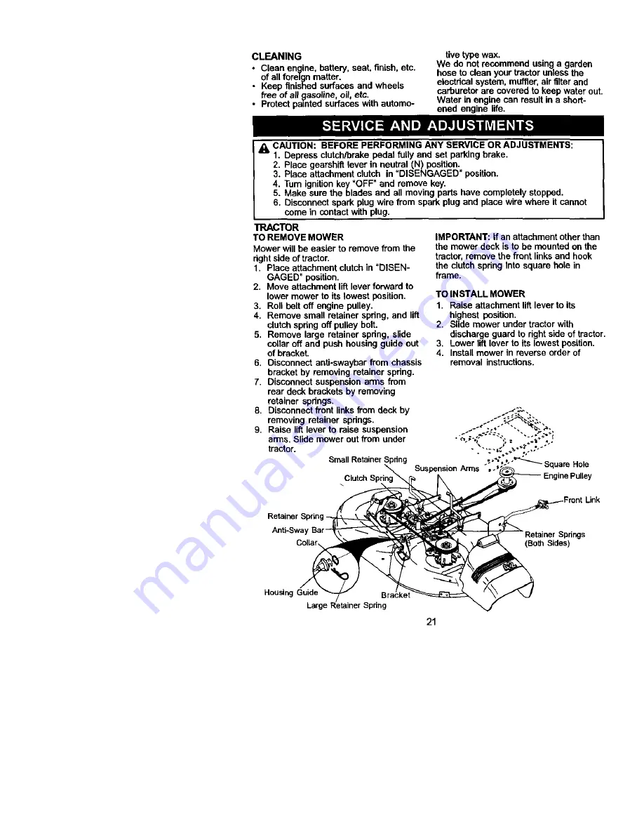 Craftsman 917.272053 Скачать руководство пользователя страница 21