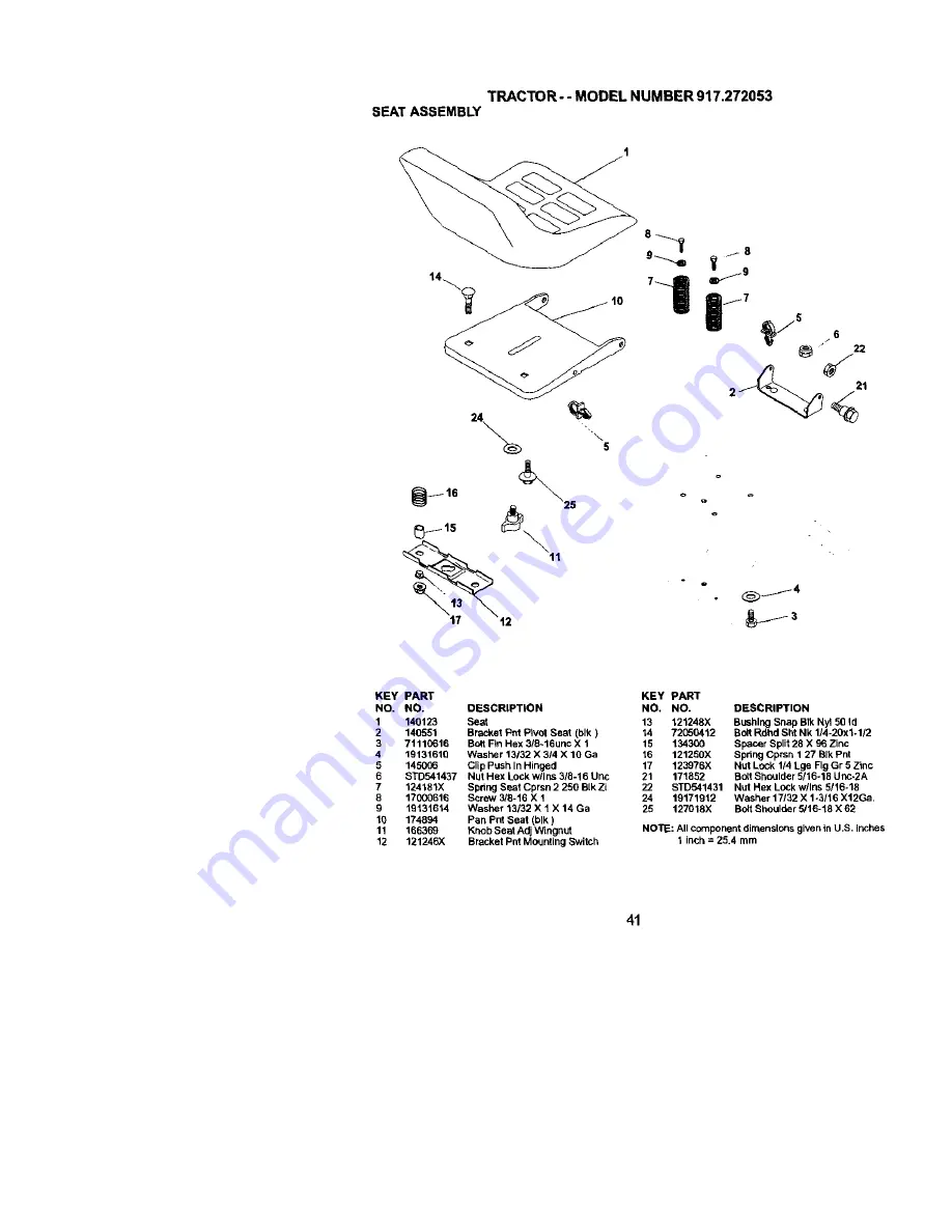 Craftsman 917.272053 Owner'S Manual Download Page 41