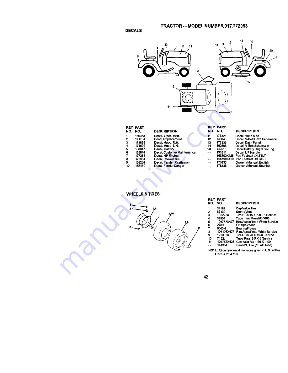 Craftsman 917.272053 Owner'S Manual Download Page 42