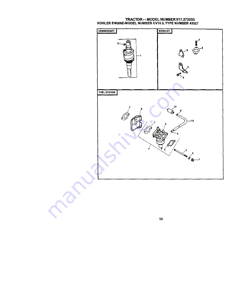 Craftsman 917.272053 Owner'S Manual Download Page 54