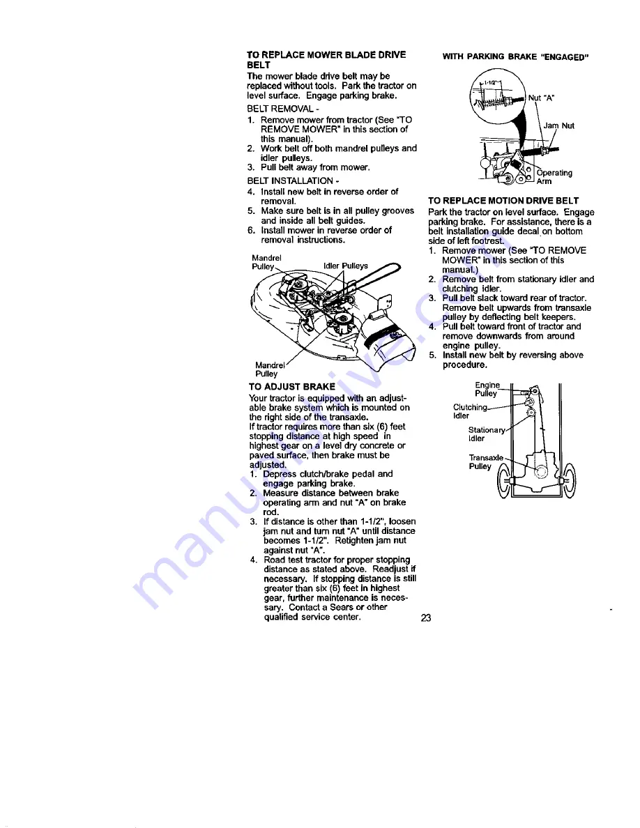 Craftsman 917.272054 Owner'S Manual Download Page 23