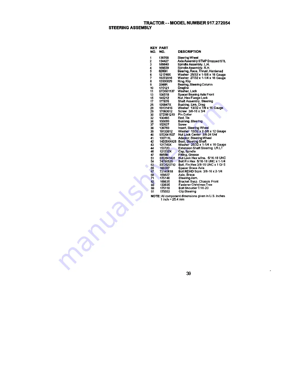 Craftsman 917.272054 Owner'S Manual Download Page 39