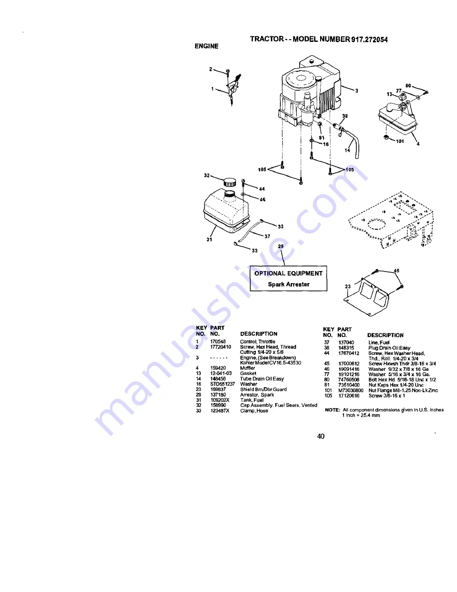 Craftsman 917.272054 Owner'S Manual Download Page 40