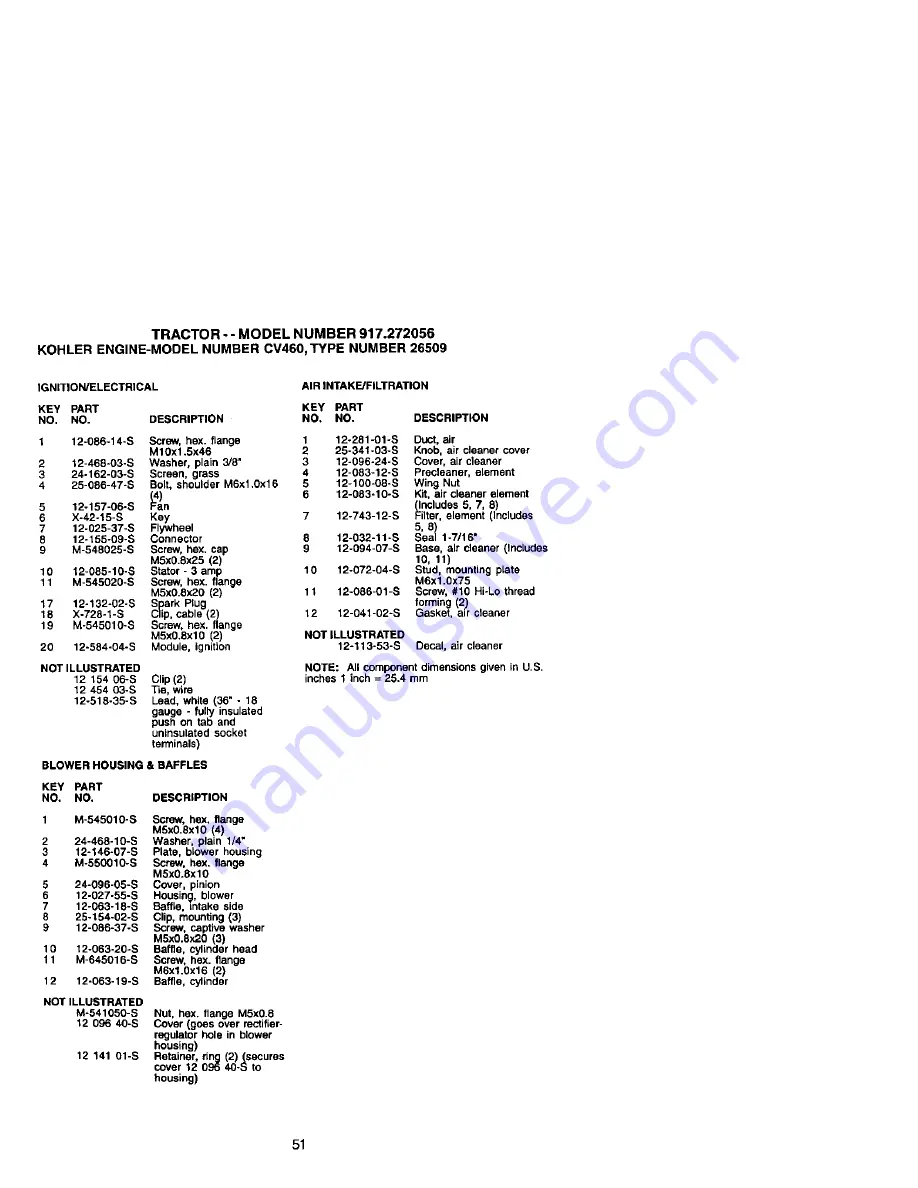 Craftsman 917.272056 Owner'S Manual Download Page 51