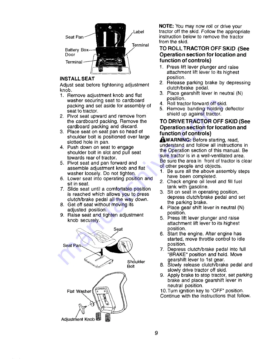 Craftsman 917.272057 Owner'S Manual Download Page 9