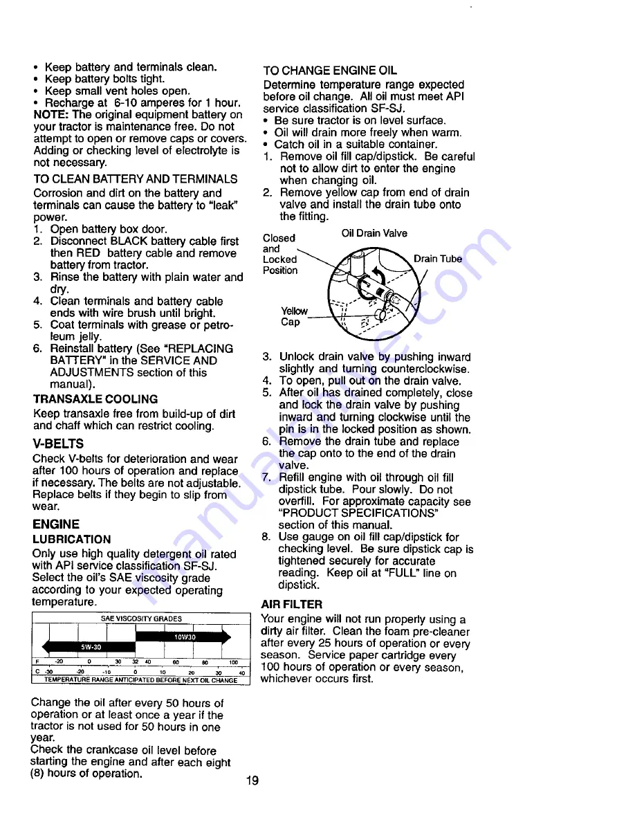 Craftsman 917.272058 Owner'S Manual Download Page 19