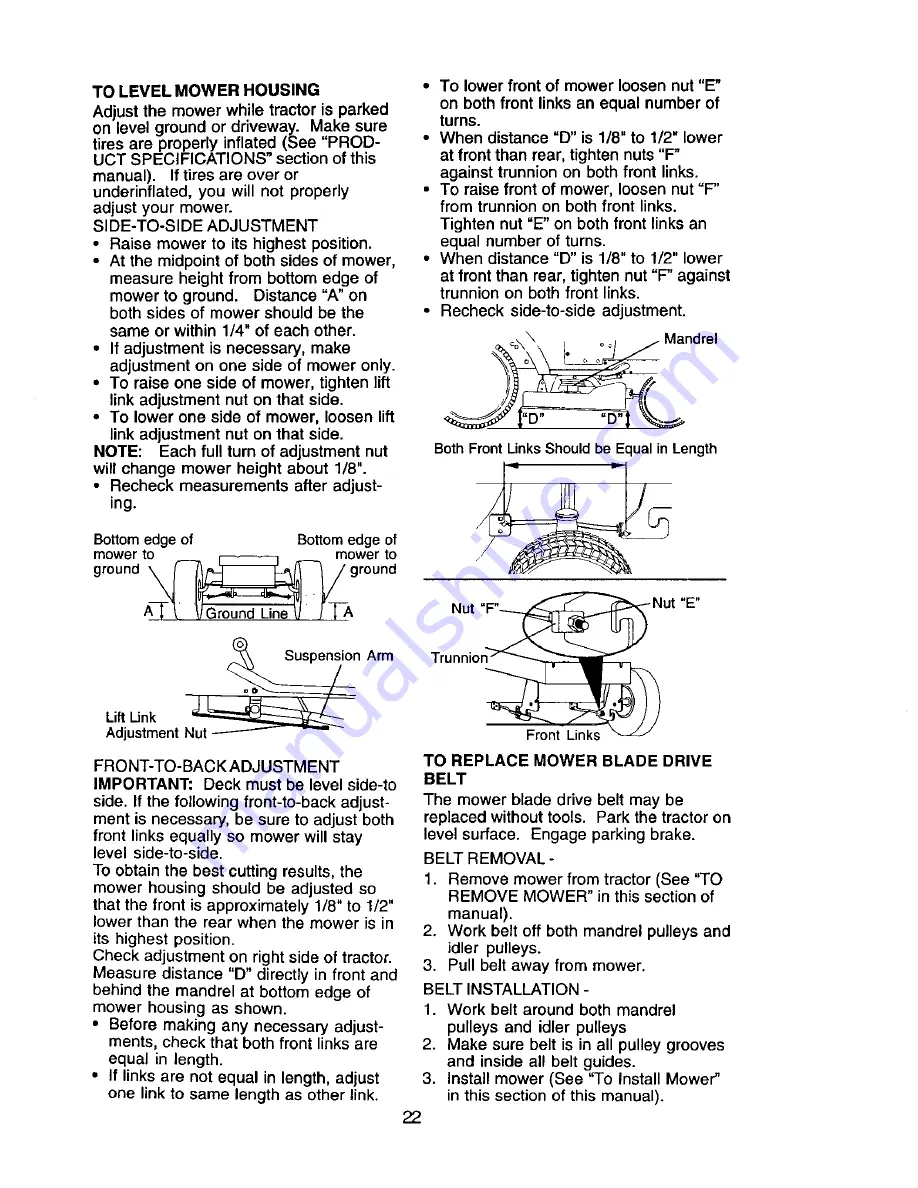 Craftsman 917.272058 Owner'S Manual Download Page 22