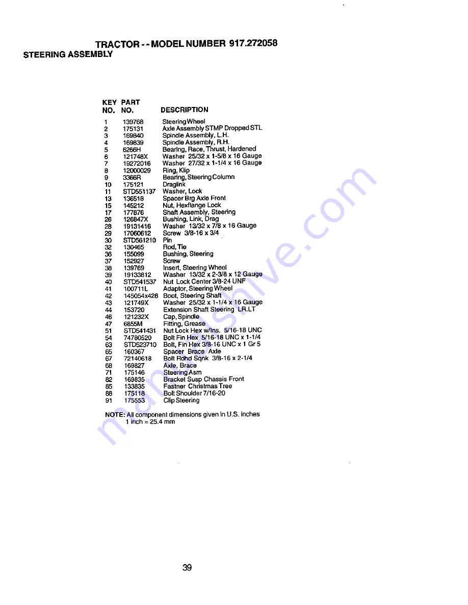 Craftsman 917.272058 Owner'S Manual Download Page 39