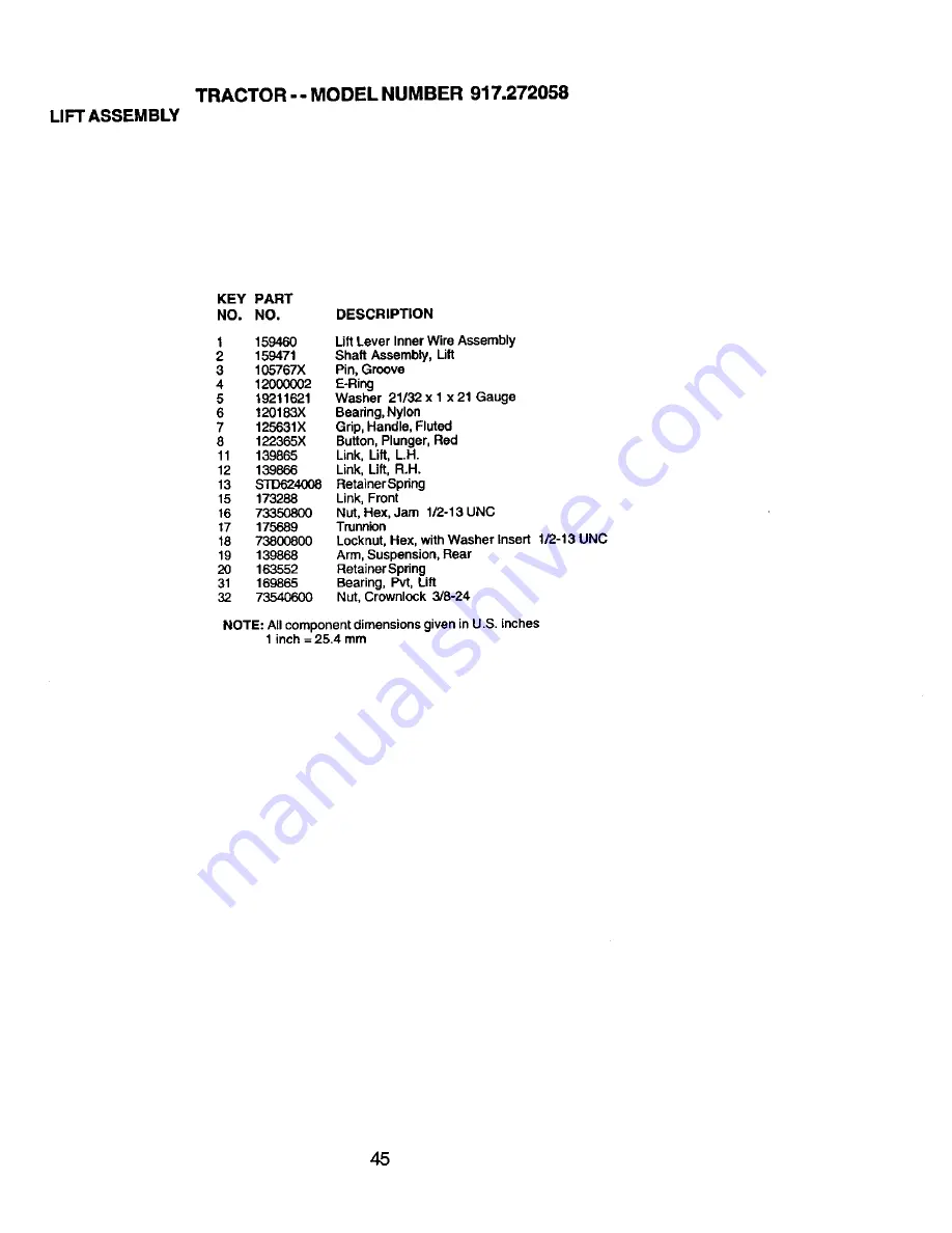 Craftsman 917.272058 Owner'S Manual Download Page 45