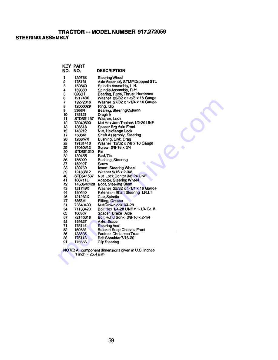 Craftsman 917.272059 Owner'S Manual Download Page 39