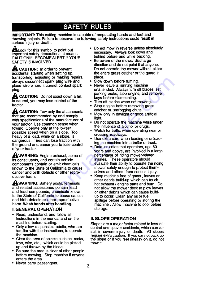 Craftsman 917.2720601 Owner'S Manual Download Page 3