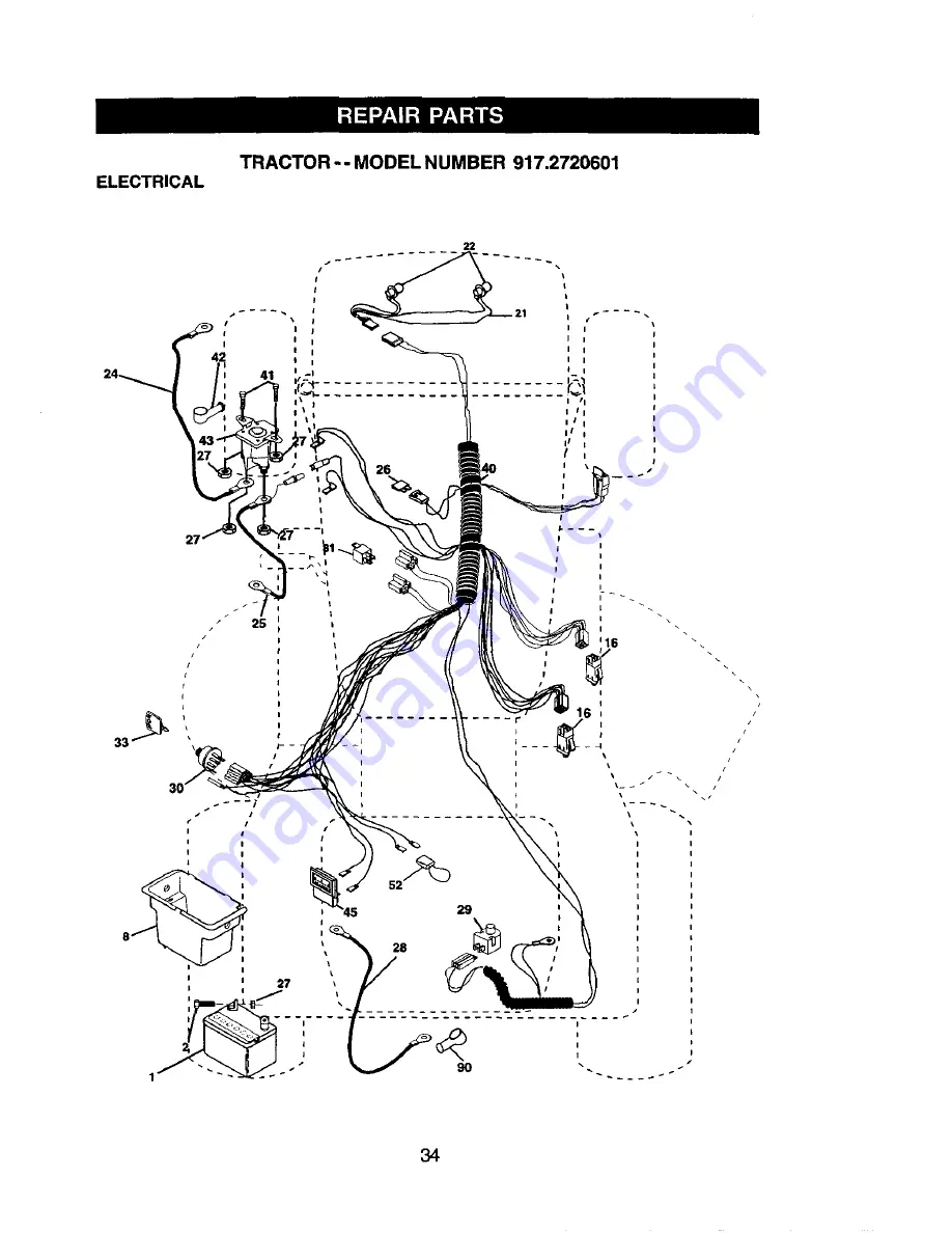 Craftsman 917.2720601 Owner'S Manual Download Page 34