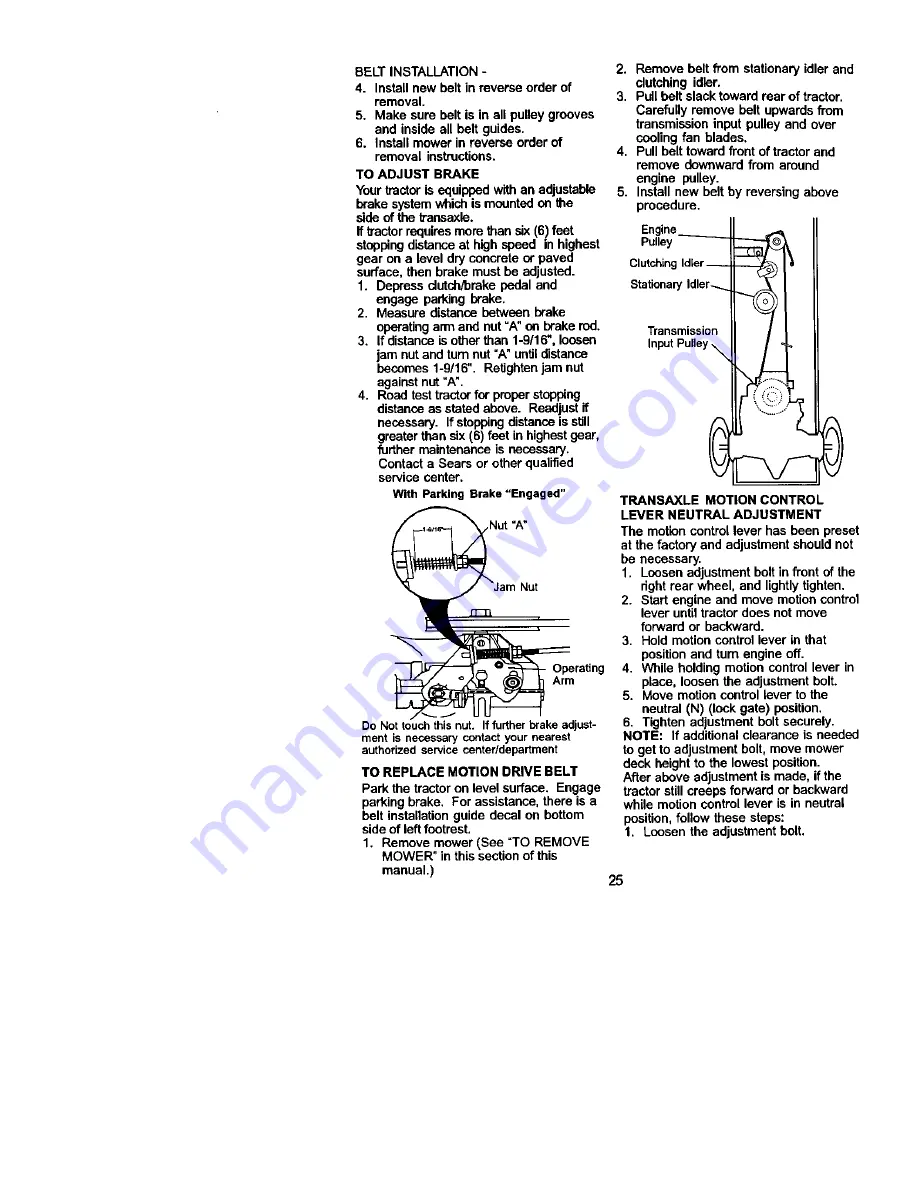 Craftsman 917.272064 Owner'S Manual Download Page 25