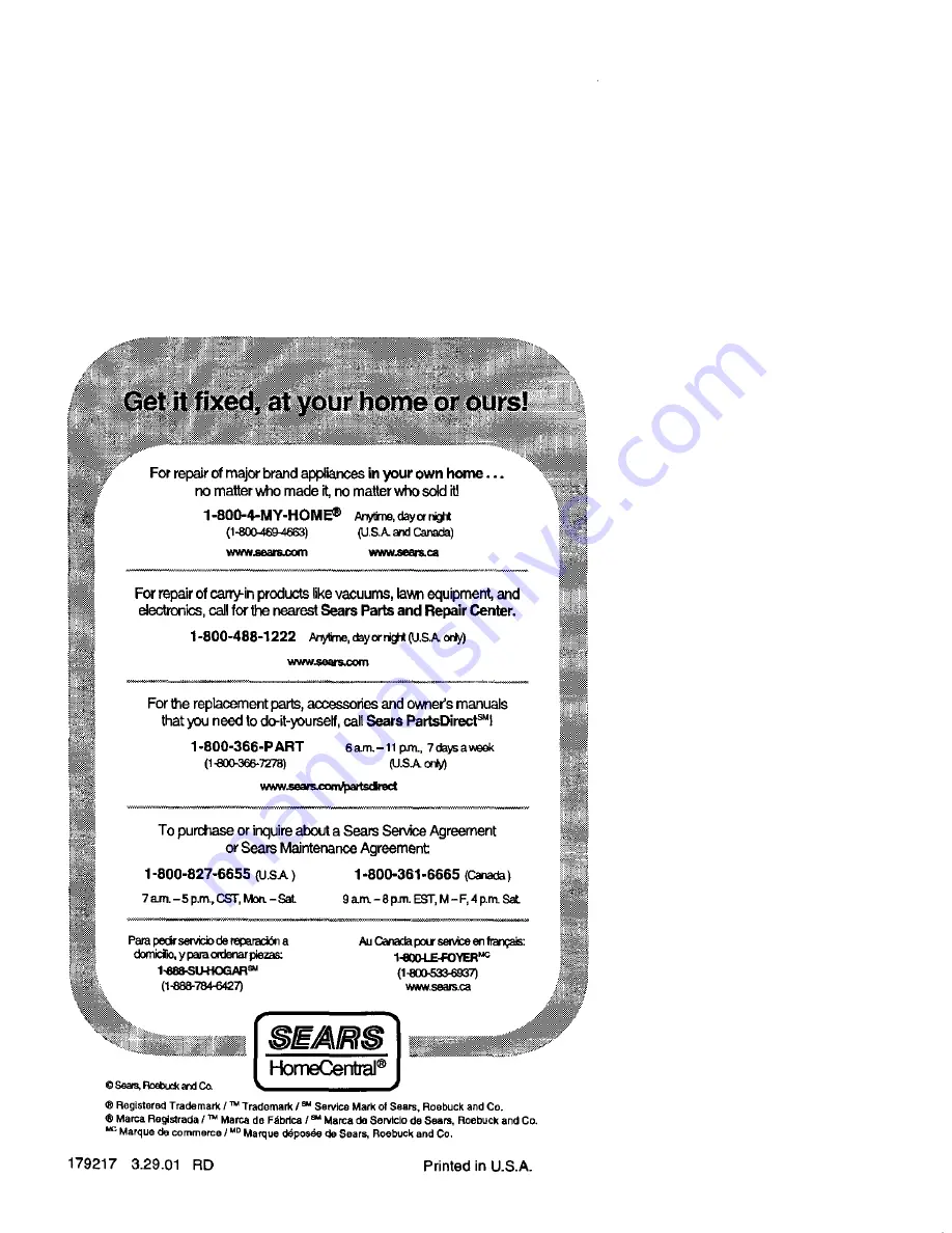 Craftsman 917.272066 Owner'S Manual Download Page 64