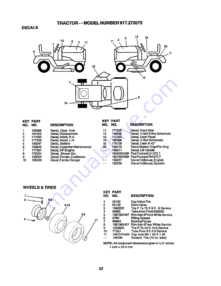 Craftsman 917.272075 Owner'S Manual Download Page 42