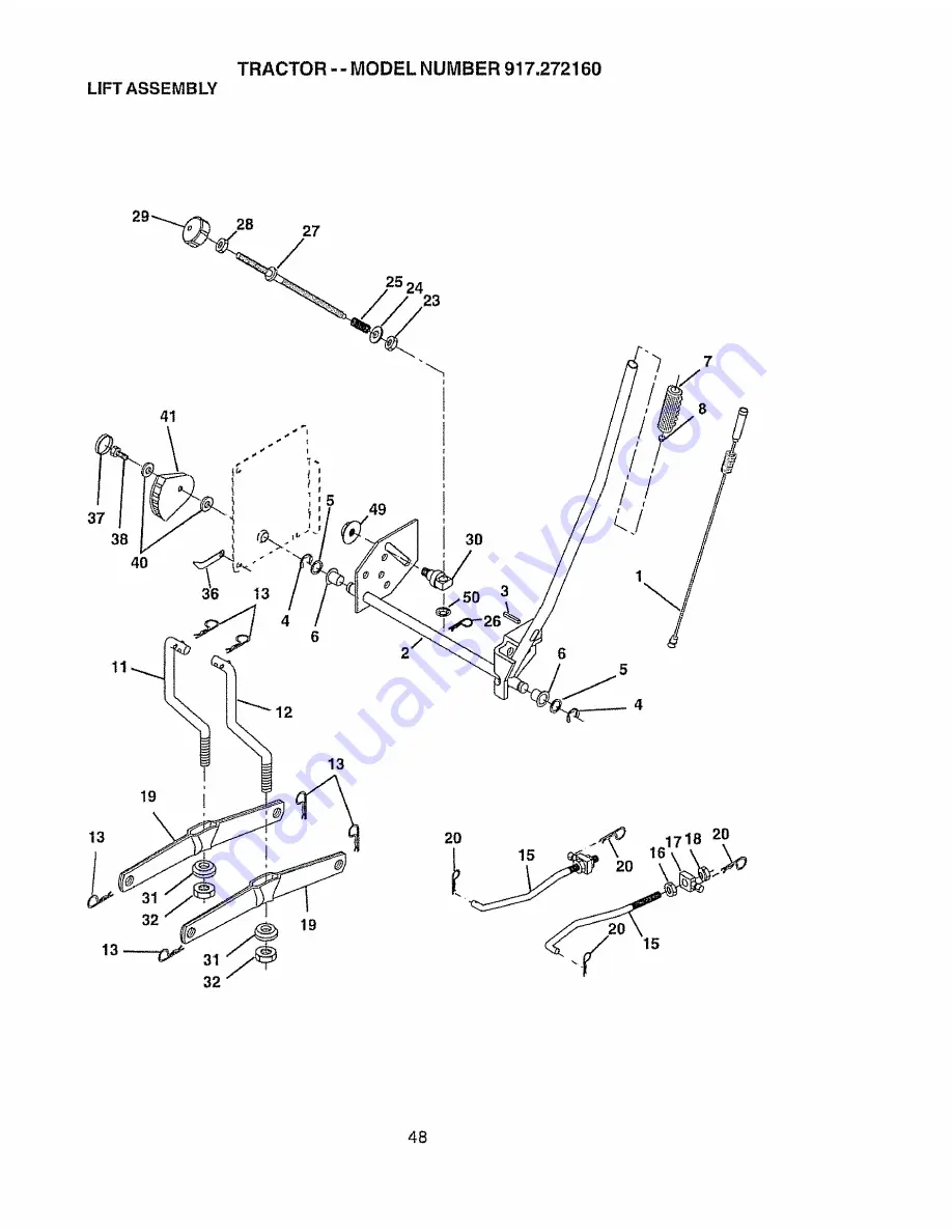 Craftsman 917.272160 Скачать руководство пользователя страница 48