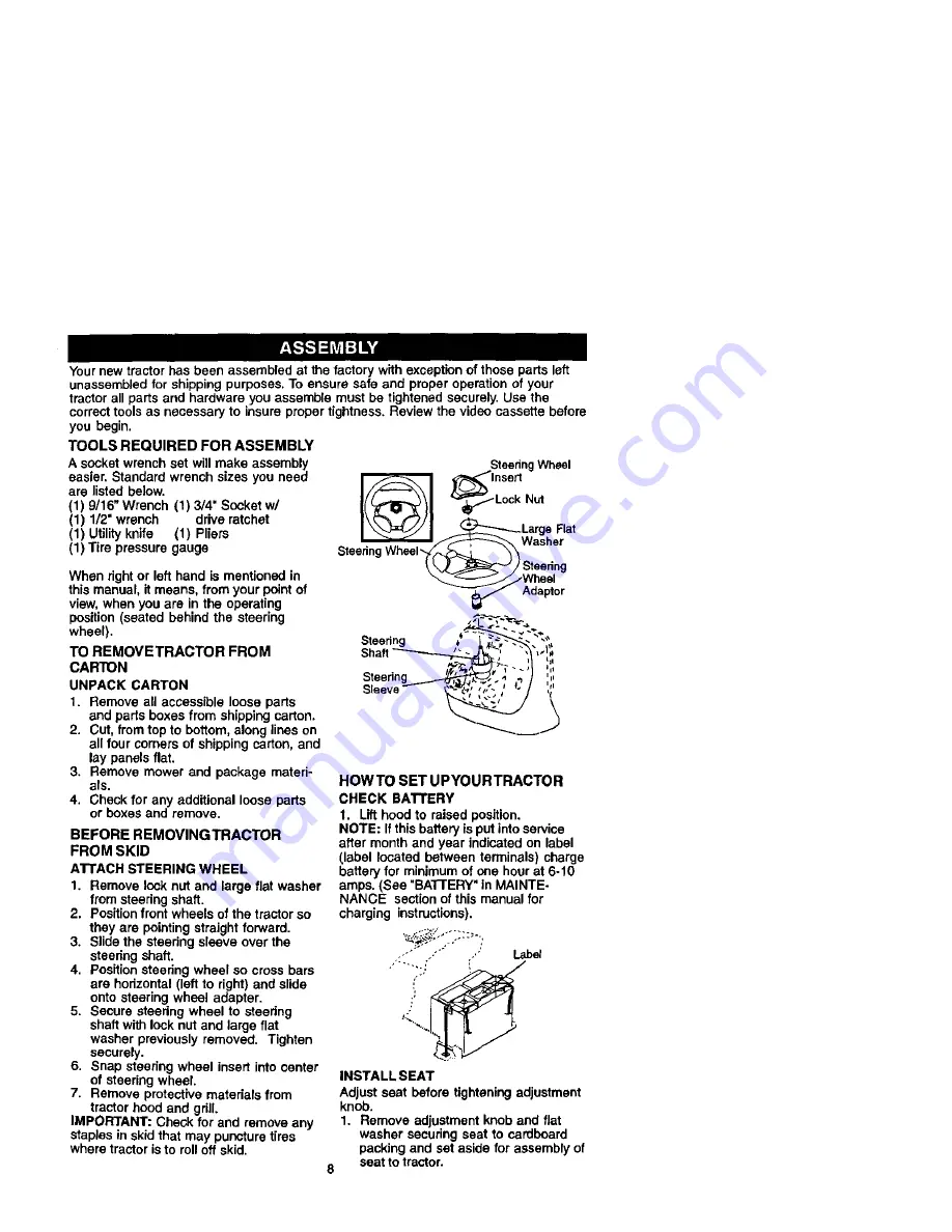 Craftsman 917.272232 Owner'S Manual Download Page 8