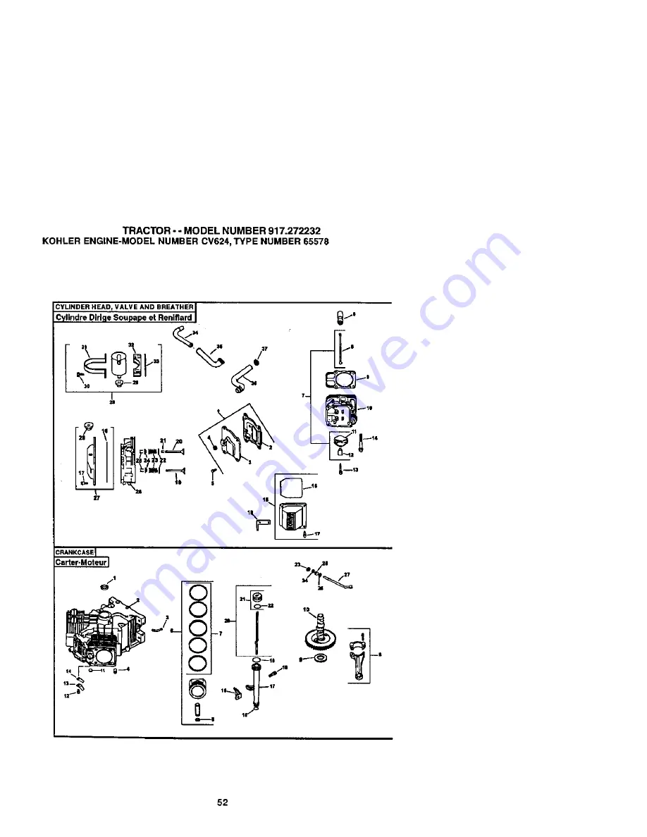 Craftsman 917.272232 Owner'S Manual Download Page 52