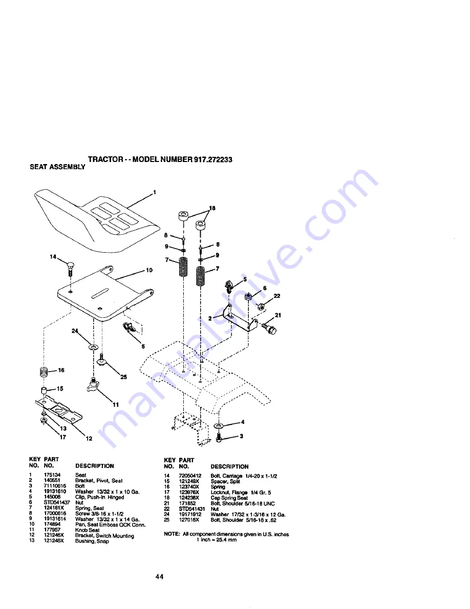 Craftsman 917.272233 Owner'S Manual Download Page 44