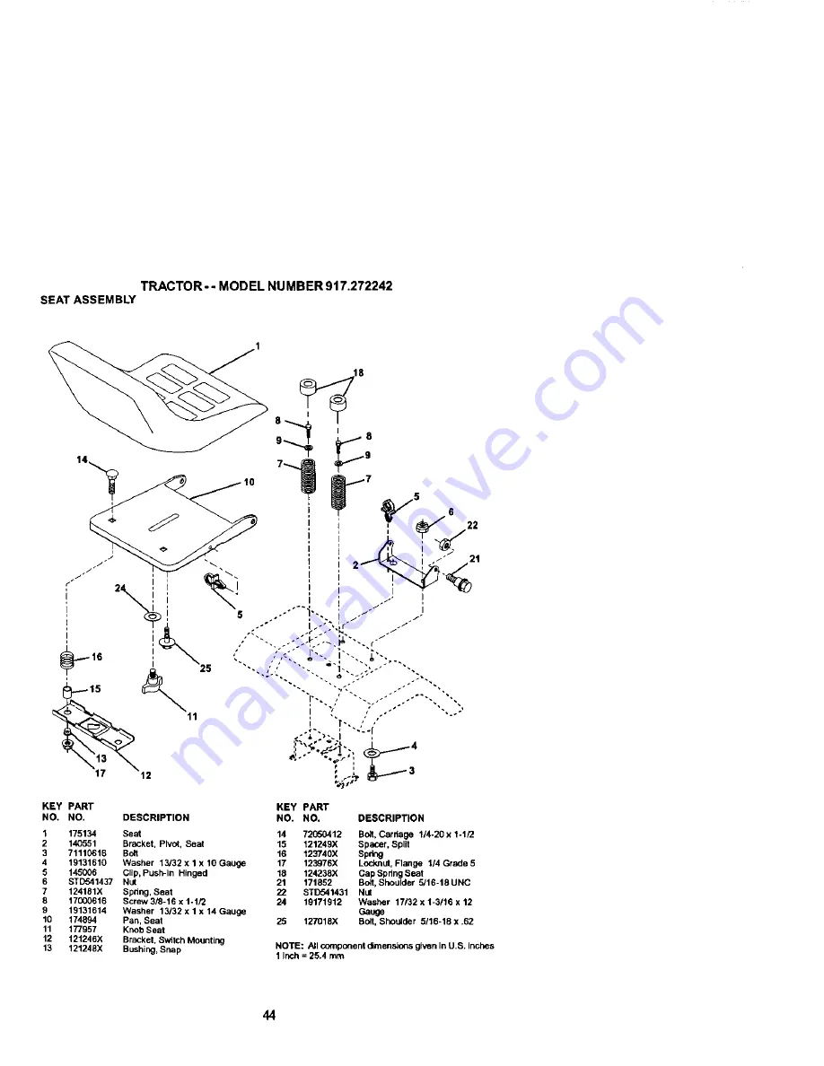 Craftsman 917.272242 Owner'S Manual Download Page 44