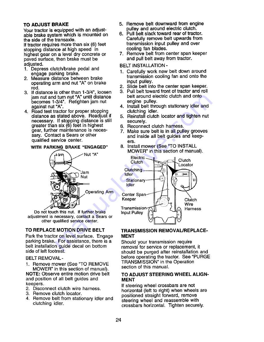 Craftsman 917.272246 Owner'S Manual Download Page 24