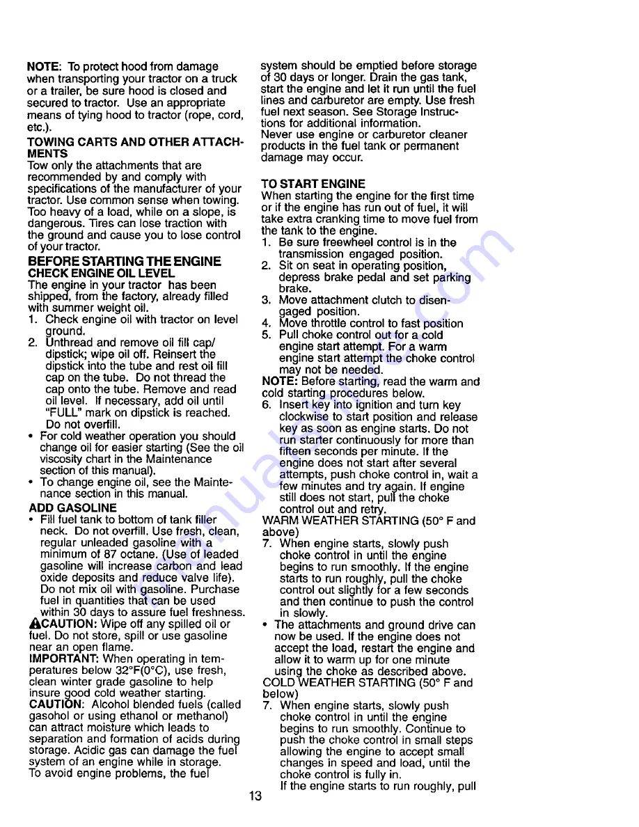 Craftsman 917.272247 Owner'S Manual Download Page 13