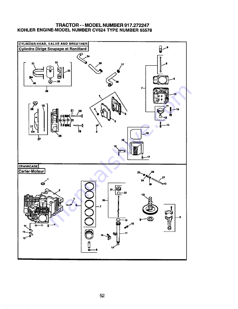 Craftsman 917.272247 Owner'S Manual Download Page 52