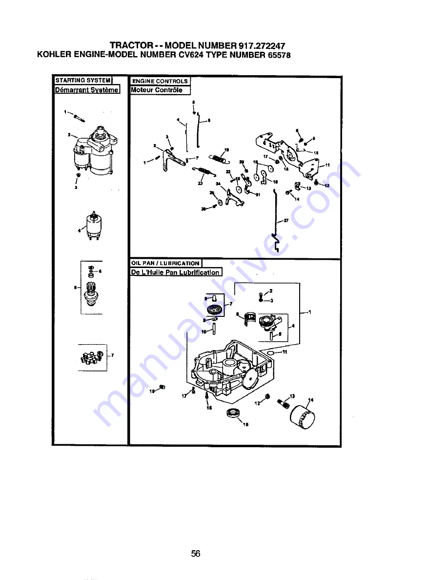 Craftsman 917.272247 Скачать руководство пользователя страница 56