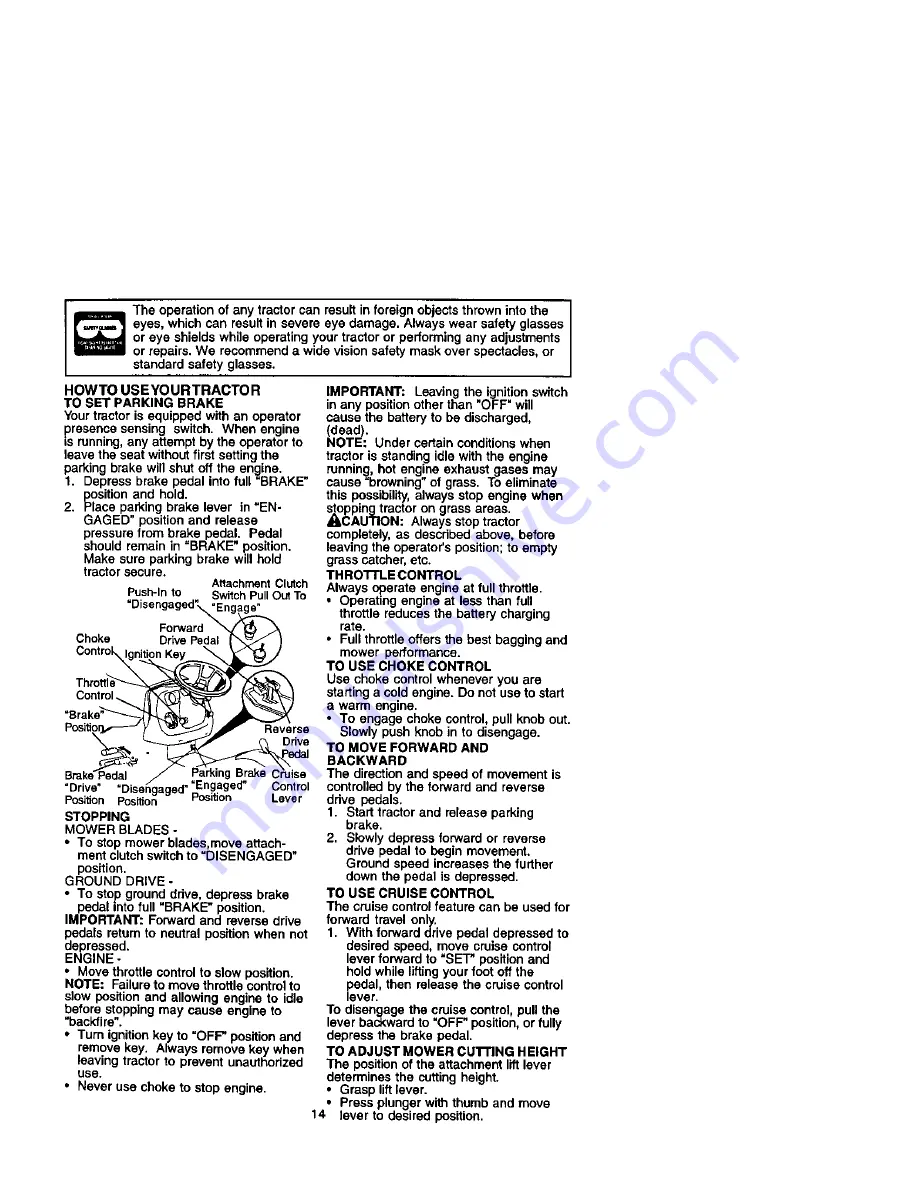 Craftsman 917.272261 Owner'S Manual Download Page 14