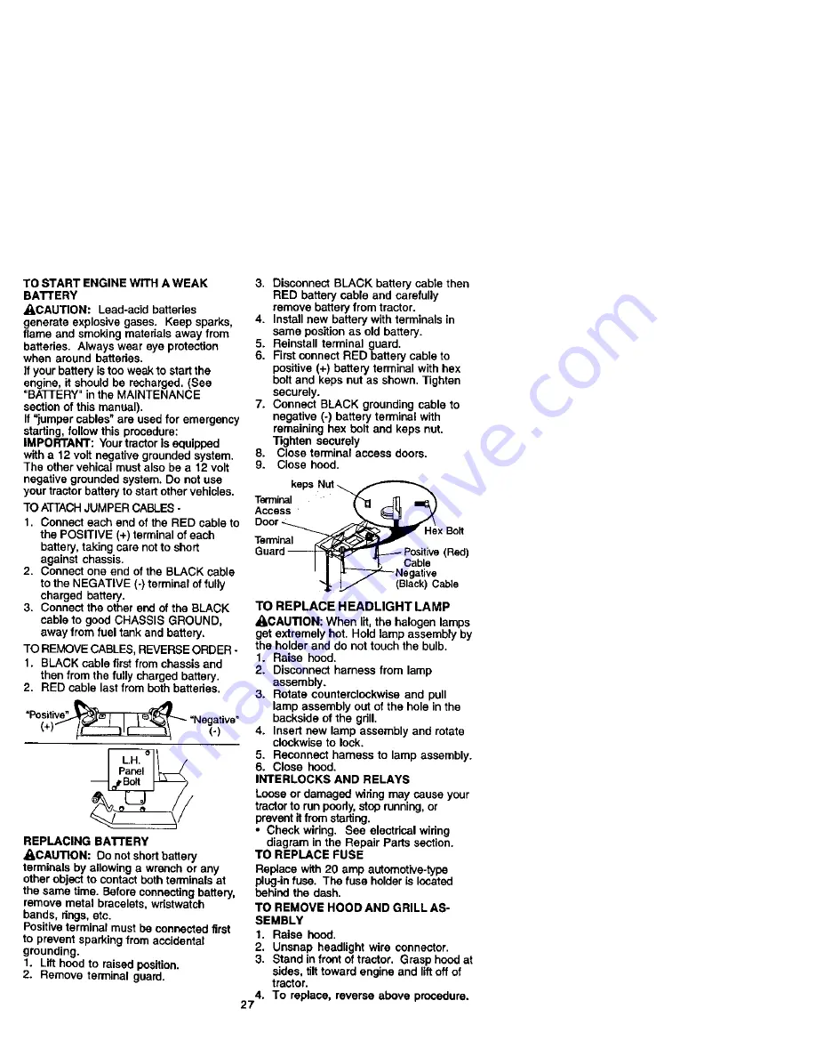 Craftsman 917.272261 Owner'S Manual Download Page 27