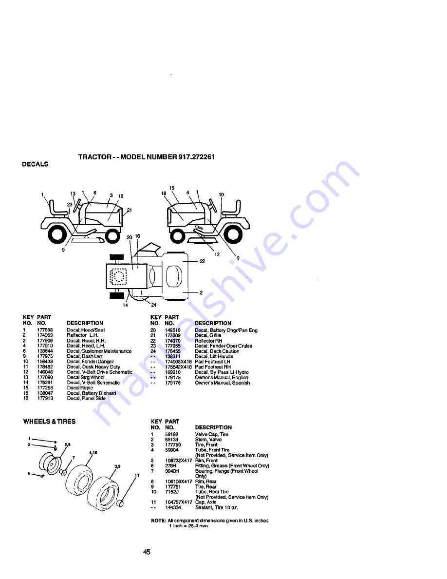 Craftsman 917.272261 Скачать руководство пользователя страница 45